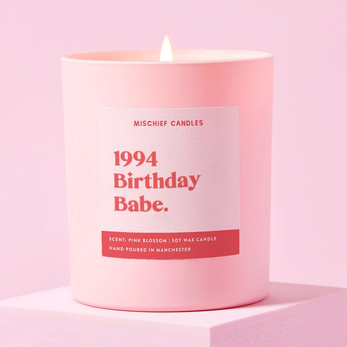 30th Birthday Gift Funny Birthday Candle 1994 Birthday Babe - Ashurst Equestrian & Country