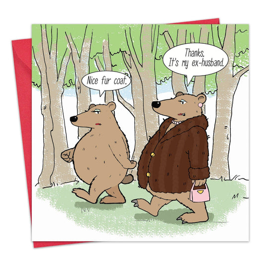 Ex-Husband - Funny Blank Card