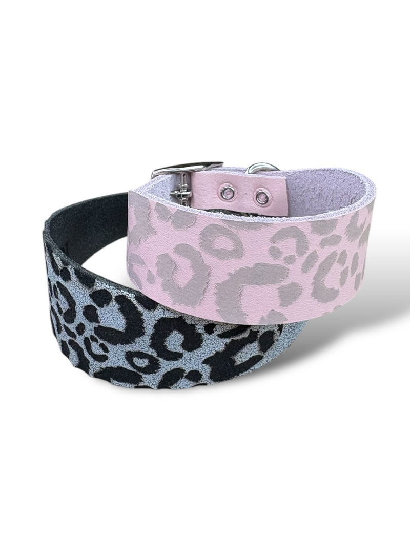 Load image into Gallery viewer, Leather Collar - Leopard
