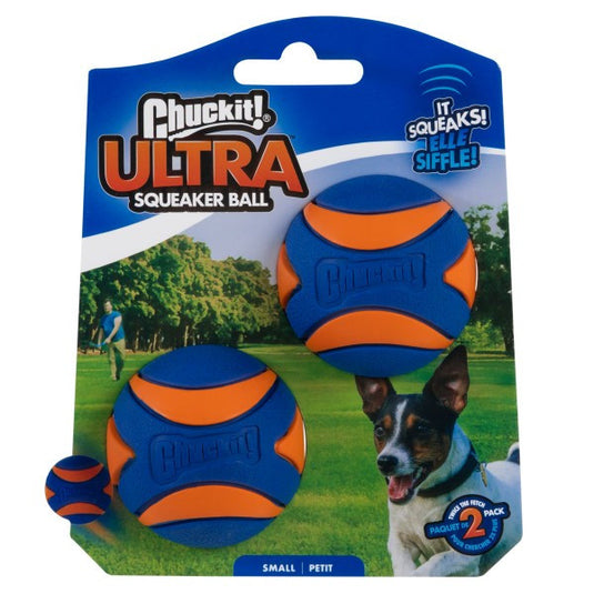 Chuckit! Ultra Squeaker Ball Small 2 Pack