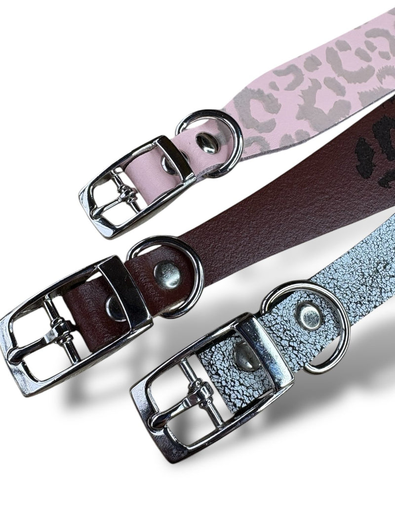 Load image into Gallery viewer, Leather Collar - Leopard
