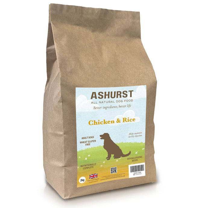 ASHURST ADULT DOG GLUTEN FREE PREMIUM CHICKEN & RICE