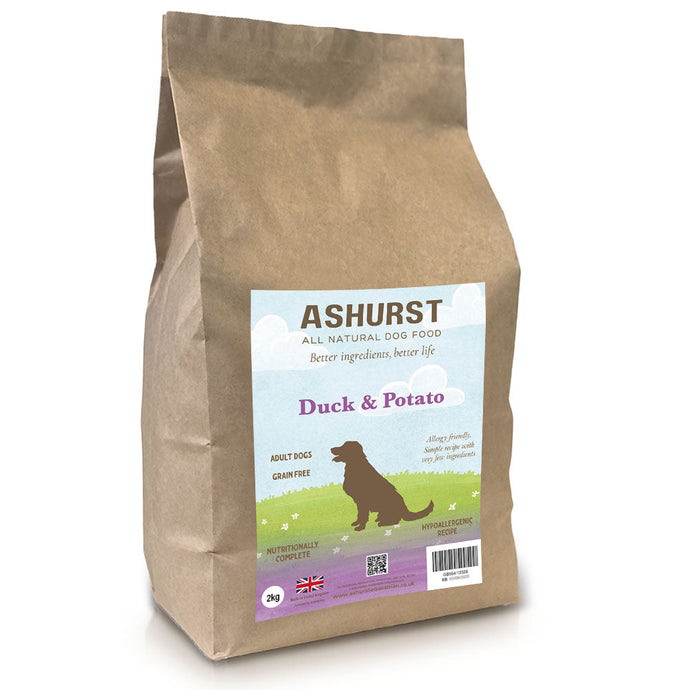 ASHURST ADULT DOG GRAIN FREE DUCK & POTATO