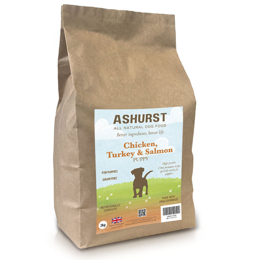 ASHURST PUPPY CHICKEN WITH TURKEY & SALMON GRAIN FREE
