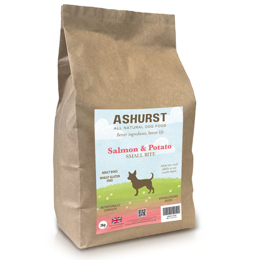 ASHURST ADULT DOG GLUTEN FREE SALMON & SWEET POTATO - SMALL BITE