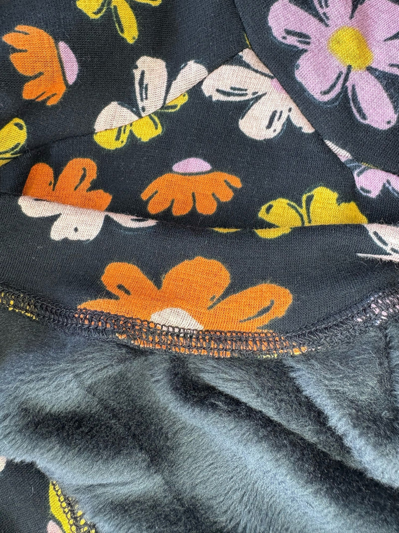 Load image into Gallery viewer, Fleece Lined Sweatshirt - Flower Power
