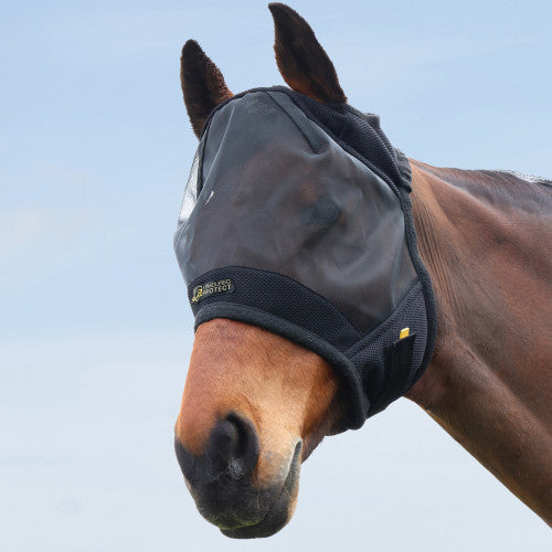 Load image into Gallery viewer, Hy Equestrian Armoured Protect Half Mask without Ears
