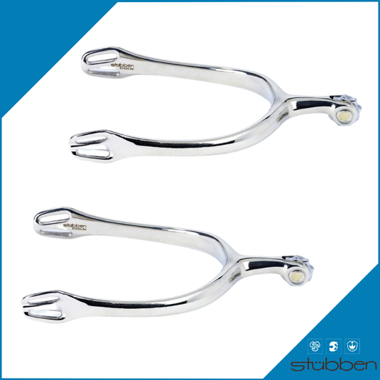 Stubben Dynamic Dressage Spurs - Star Rowels
