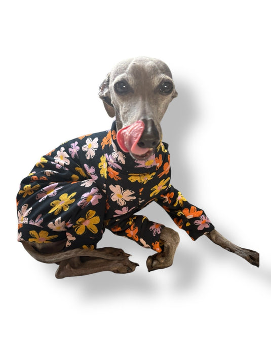 Fleece Lined Sweatshirt - Flower Power