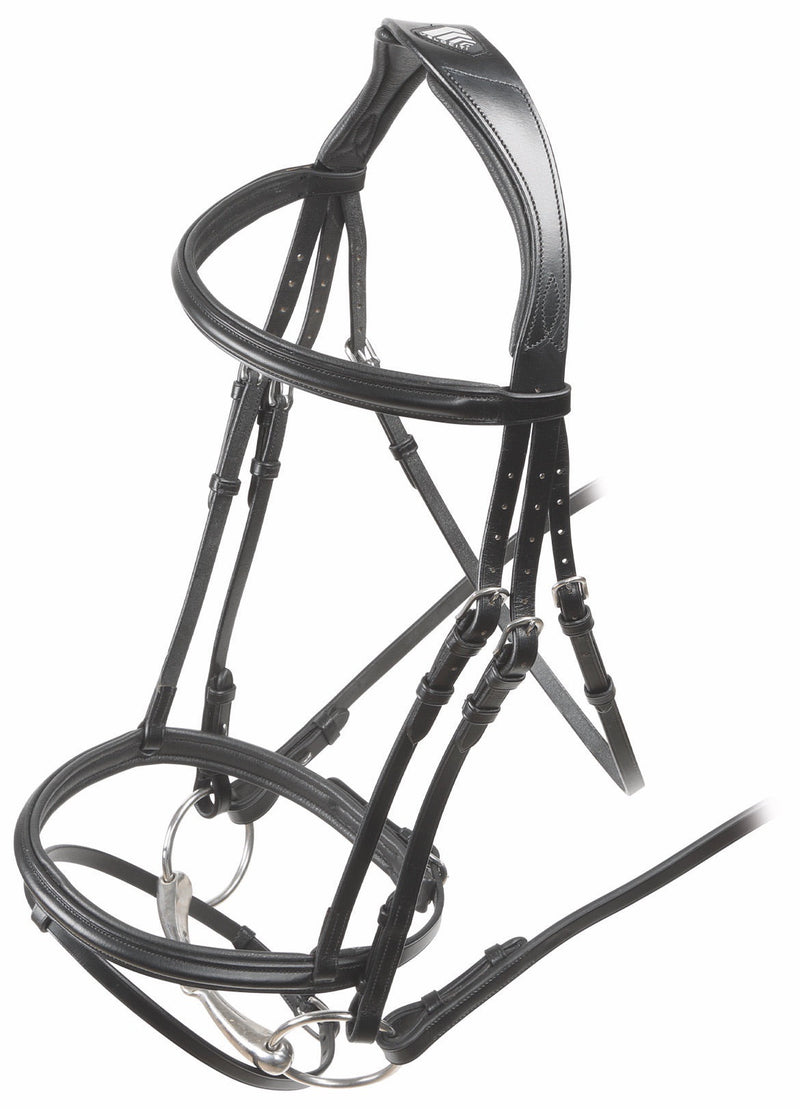 Load image into Gallery viewer, Velociti RAPIDA Padded Raised Flash Bridle
