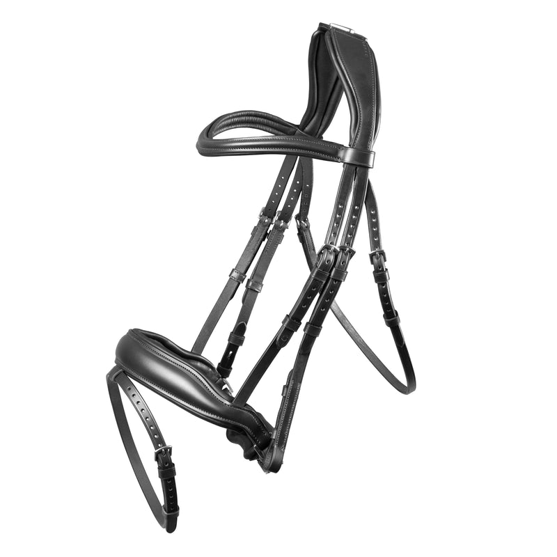 Load image into Gallery viewer, Velociti Lusso Dressage Flash Bridle
