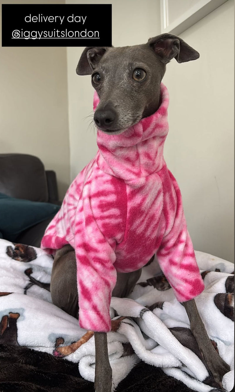 Load image into Gallery viewer, Fleece Jumper - Pink Tie Dye
