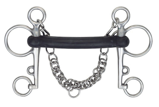 Shires Hard Rubber Mouth Pelham