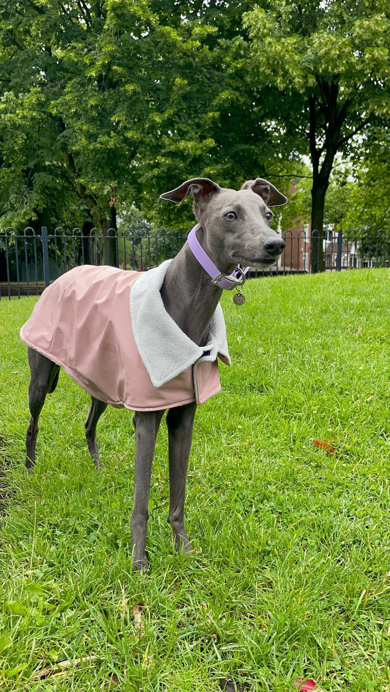 Load image into Gallery viewer, Rain Mac - Blush Pink Submarines
