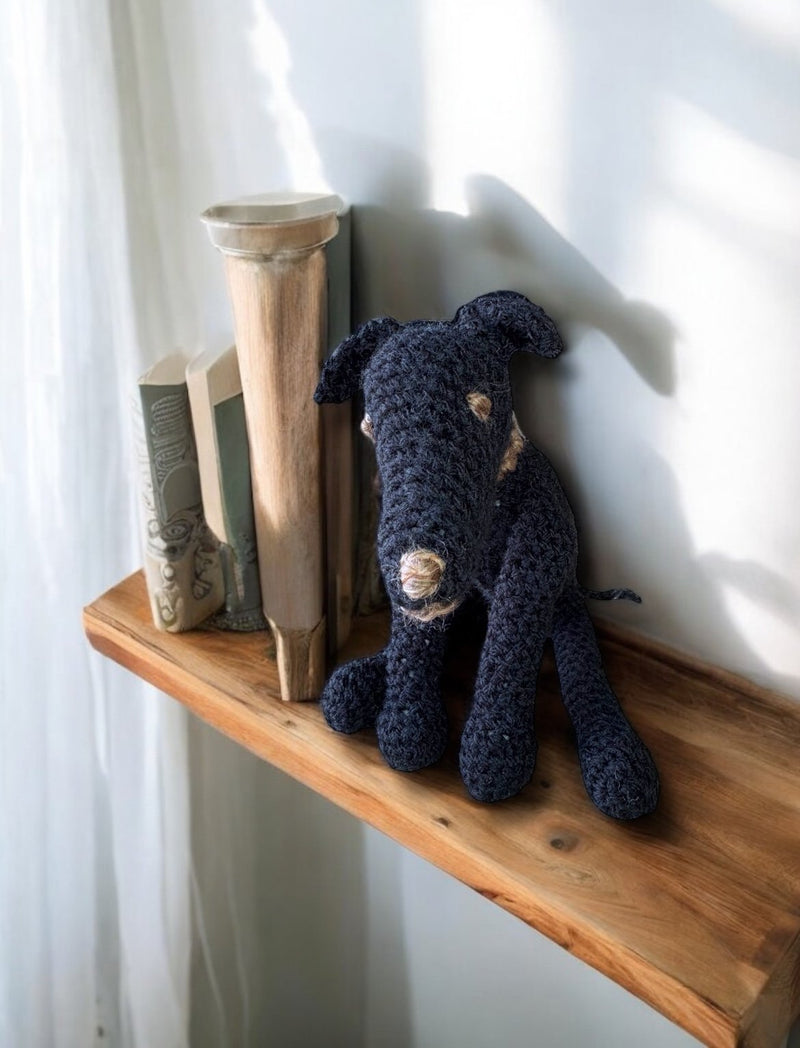 Load image into Gallery viewer, Crochet Hound - Black
