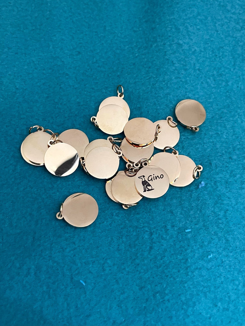 Load image into Gallery viewer, Engraved Dog Tags - Round
