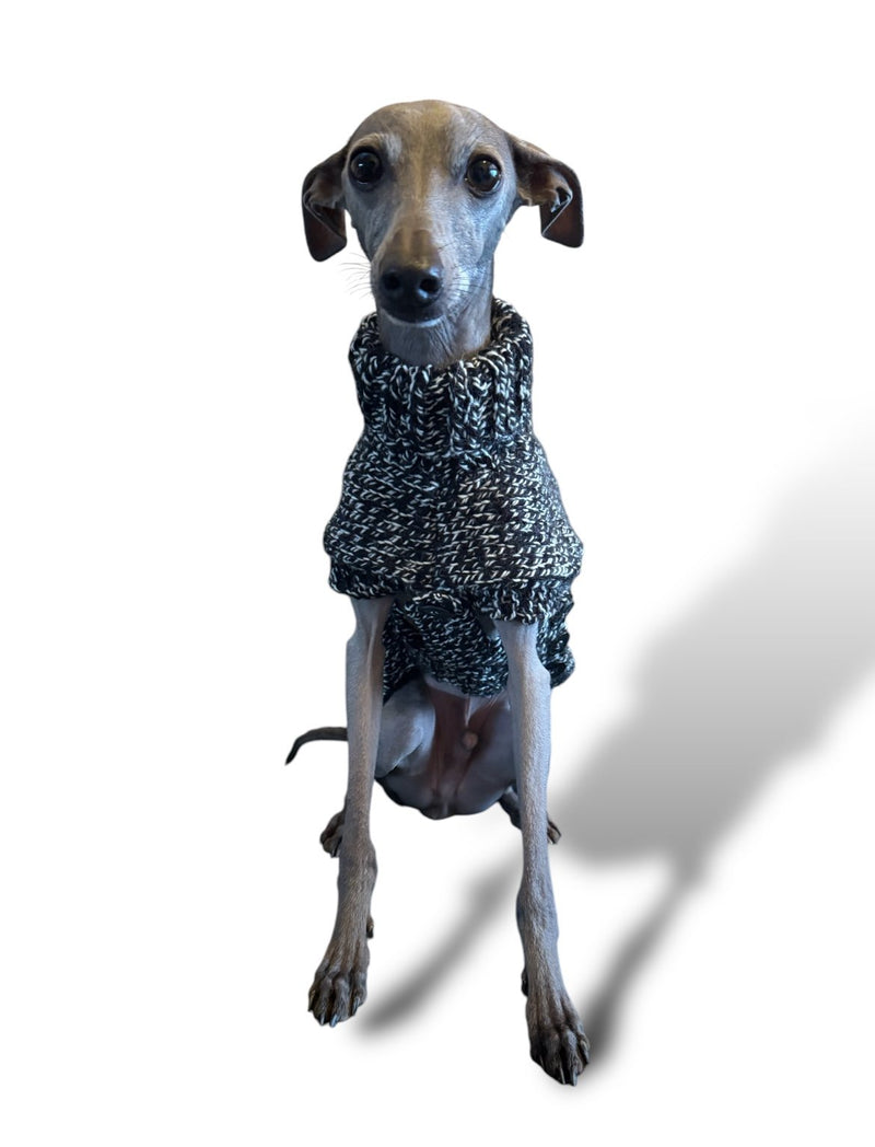 Load image into Gallery viewer, Knitted Coat - Button Up - Monochrome
