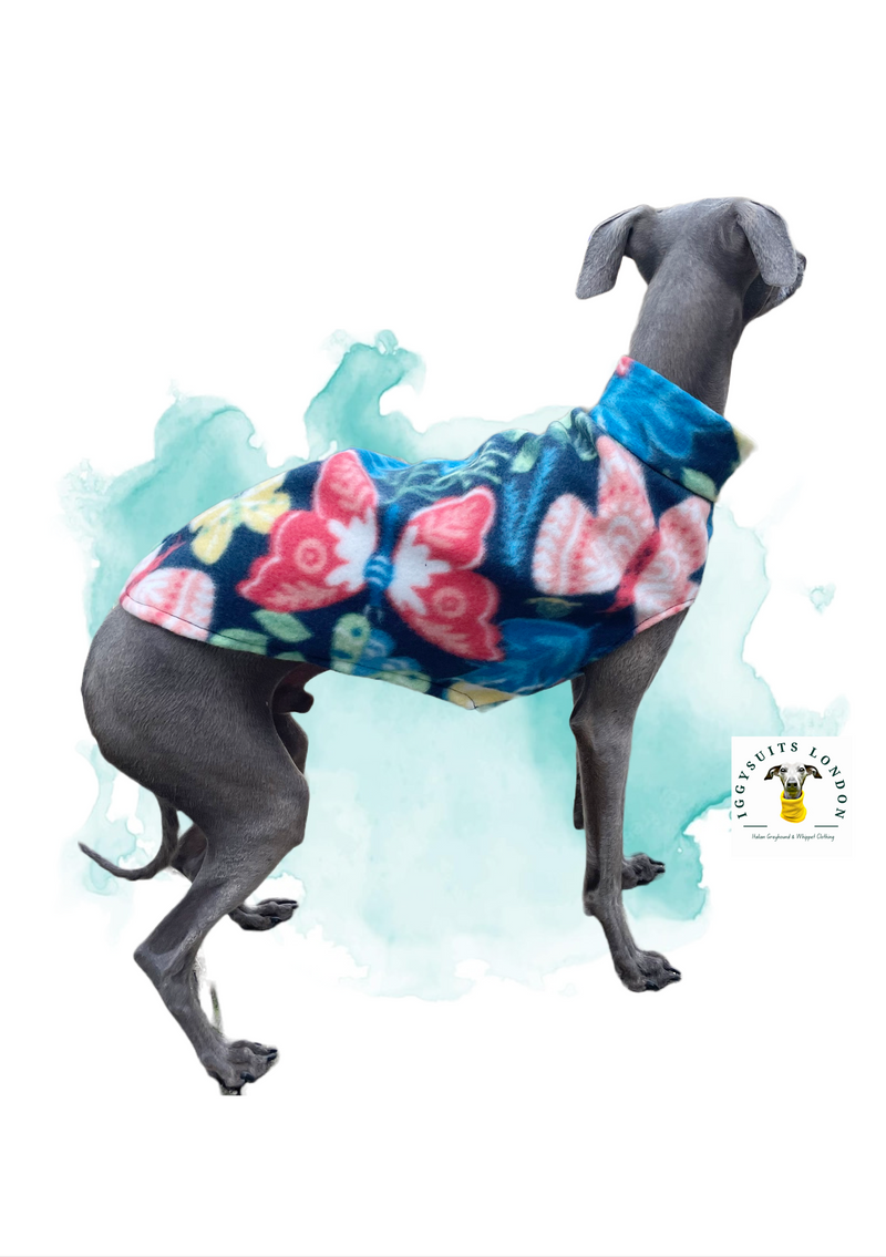 Load image into Gallery viewer, Fleece Vest - Butterfly Garden
