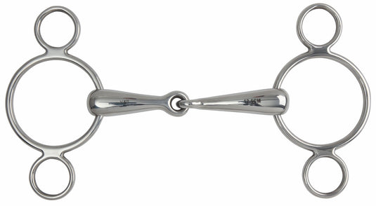Shires Hollow Mouth Two Ring Gag