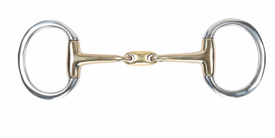 Shires Brass Alloy Flat Ring Eggbutt with Lozenge