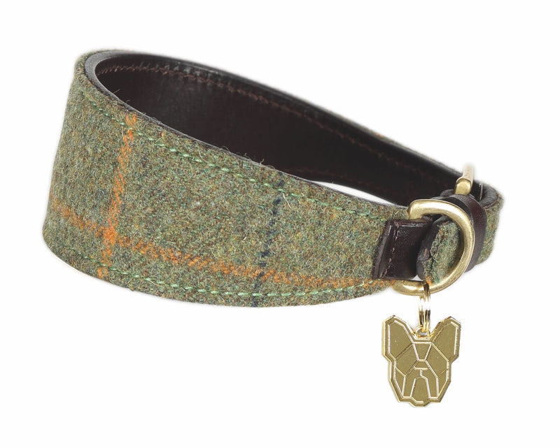 Load image into Gallery viewer, Digby &amp; Fox Tweed Greyhound Collar
