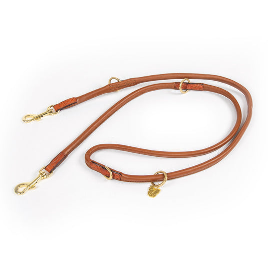 Digby & Fox Rolled Leather Training Lead