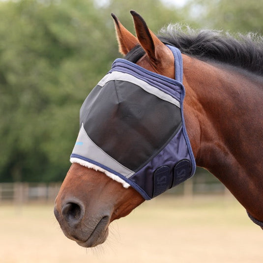Shires FlyGuard Pro Fine Mesh Earless Fly Mask
