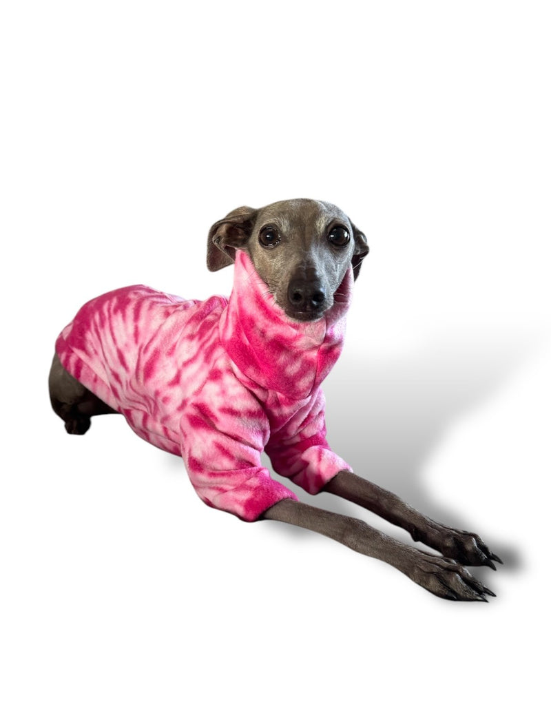 Load image into Gallery viewer, Fleece Jumper - Pink Tie Dye
