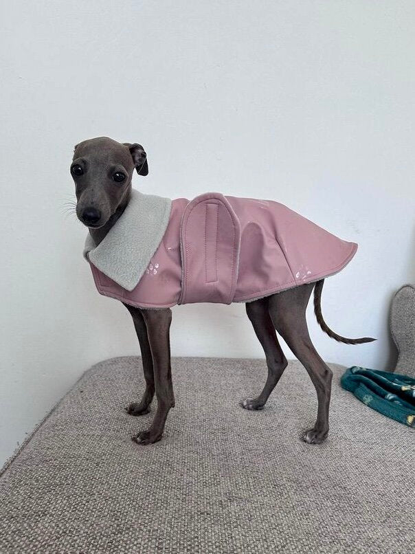 Load image into Gallery viewer, Rain Mac - Blush Pink Submarines
