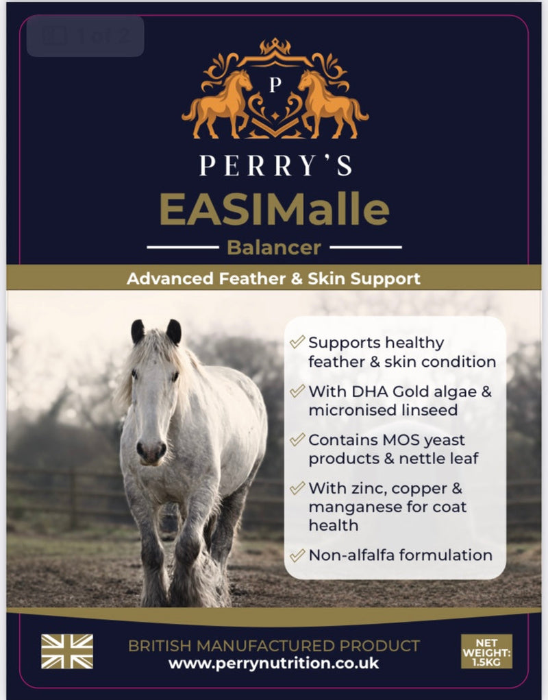 Load image into Gallery viewer, EASIMalle Balancer™ Advanced Skin &amp; Feather Support for Horses

