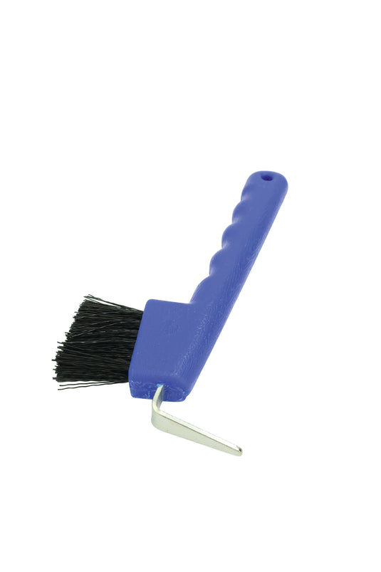 Lincoln Hoof Pick with Brush - Blue Blue