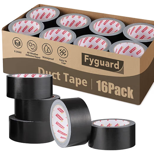 Load image into Gallery viewer, Black Duct Tape 18m x 48mm, Hand Tearable - Single Roll
