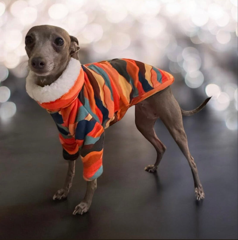 Load image into Gallery viewer, Sherpa Lined Fleece Jumper - Mountains
