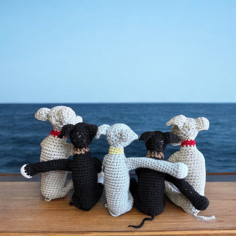 Load image into Gallery viewer, Crochet Hound - Black
