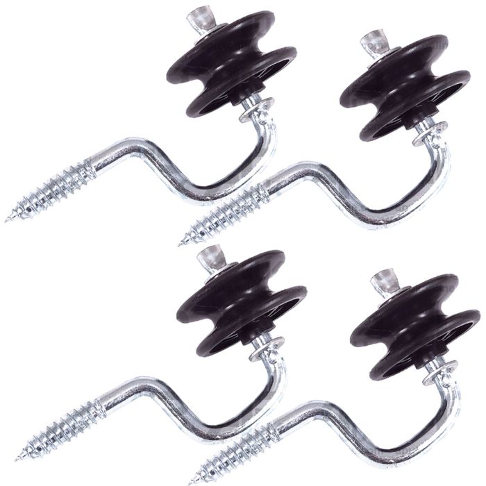 Load image into Gallery viewer, Fenceman Insulator Corner C/W Roller (4pc)

