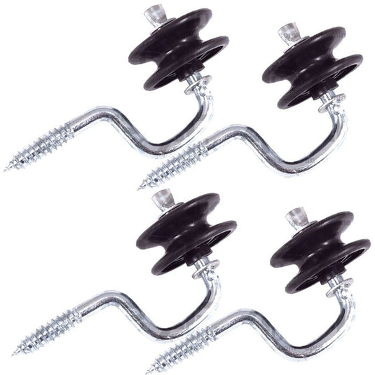 Fenceman Insulator Corner C/W Roller (4pc)