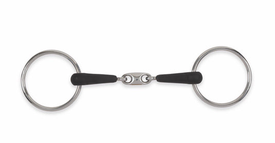 Shires EquiKind+ Loose Ring Peanut Link Bit