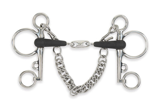 Shires Equikind+ Pelham Peanut Link Bit