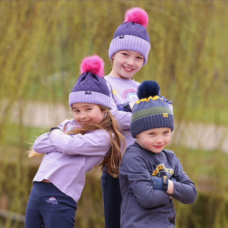 Load image into Gallery viewer, Tikaboo Bobble Hat - Childs
