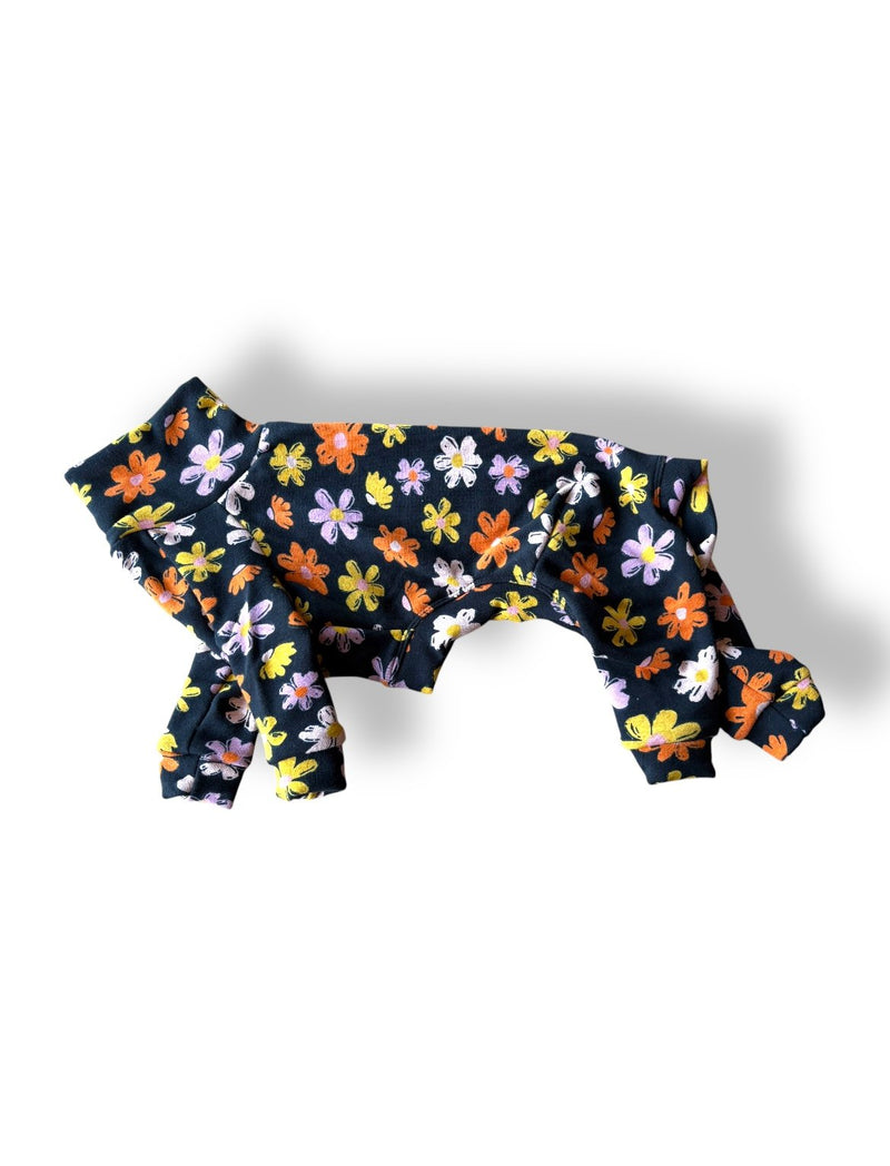 Load image into Gallery viewer, Fleece Lined Sweatshirt - Flower Power
