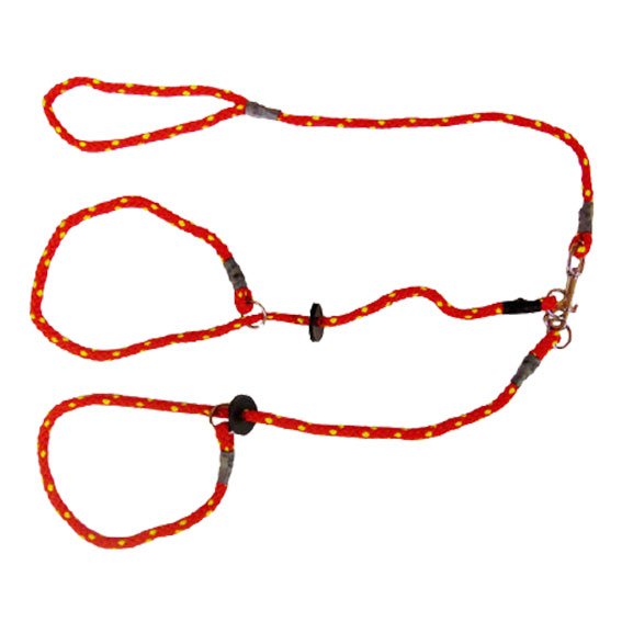 Load image into Gallery viewer, Extra Select Double Rope Slip Lead Red
