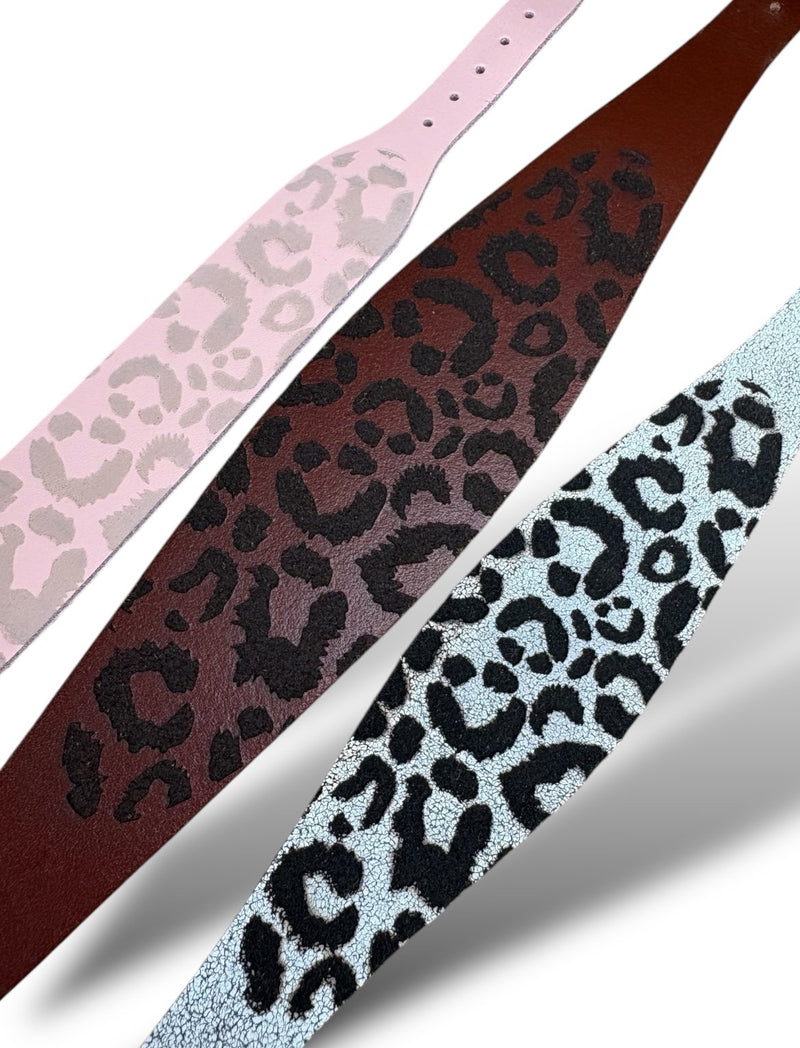 Load image into Gallery viewer, Leather Collar - Leopard
