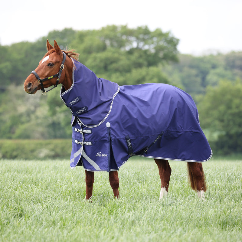 Load image into Gallery viewer, 9393 - Shires Highlander Original Lite Turnout Rug &amp; Neck Set
