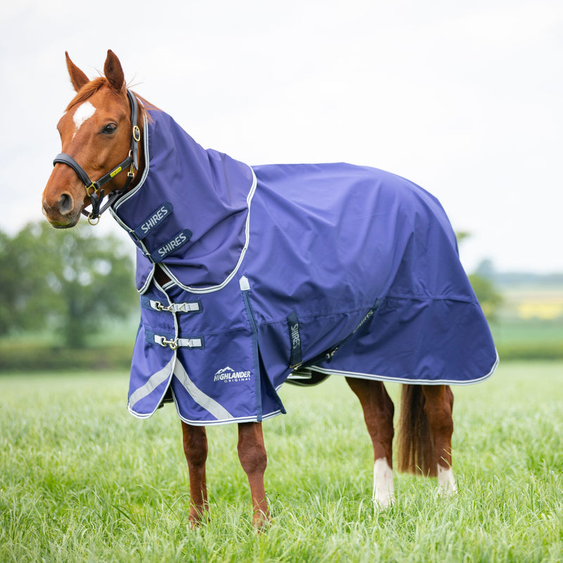 Load image into Gallery viewer, 9393 - Shires Highlander Original Lite Turnout Rug &amp; Neck Set
