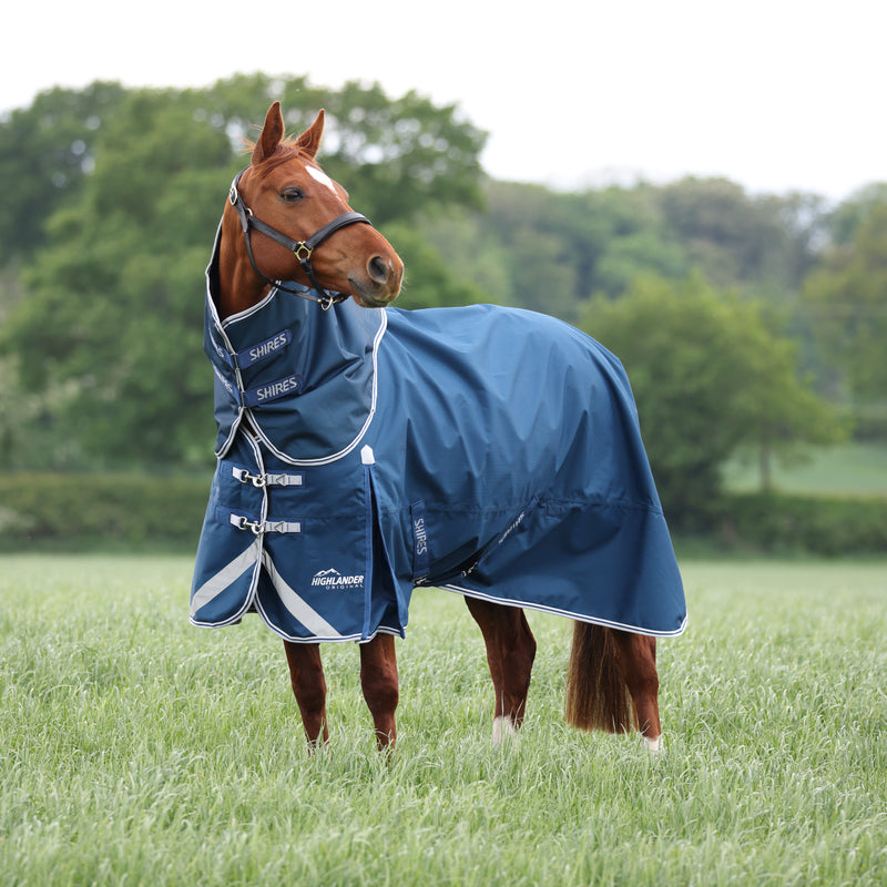Load image into Gallery viewer, 9394 - Shires Highlander Original 50 Turnout Rug &amp; Neck Set
