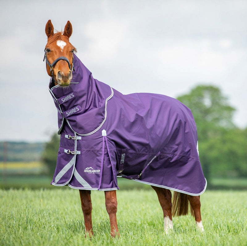 Load image into Gallery viewer, 9339 - Shires Highlander Original 100 Turnout Rug &amp; Neck Set
