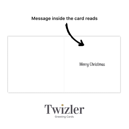 Throw That Stick - Funny Dog Christmas Card