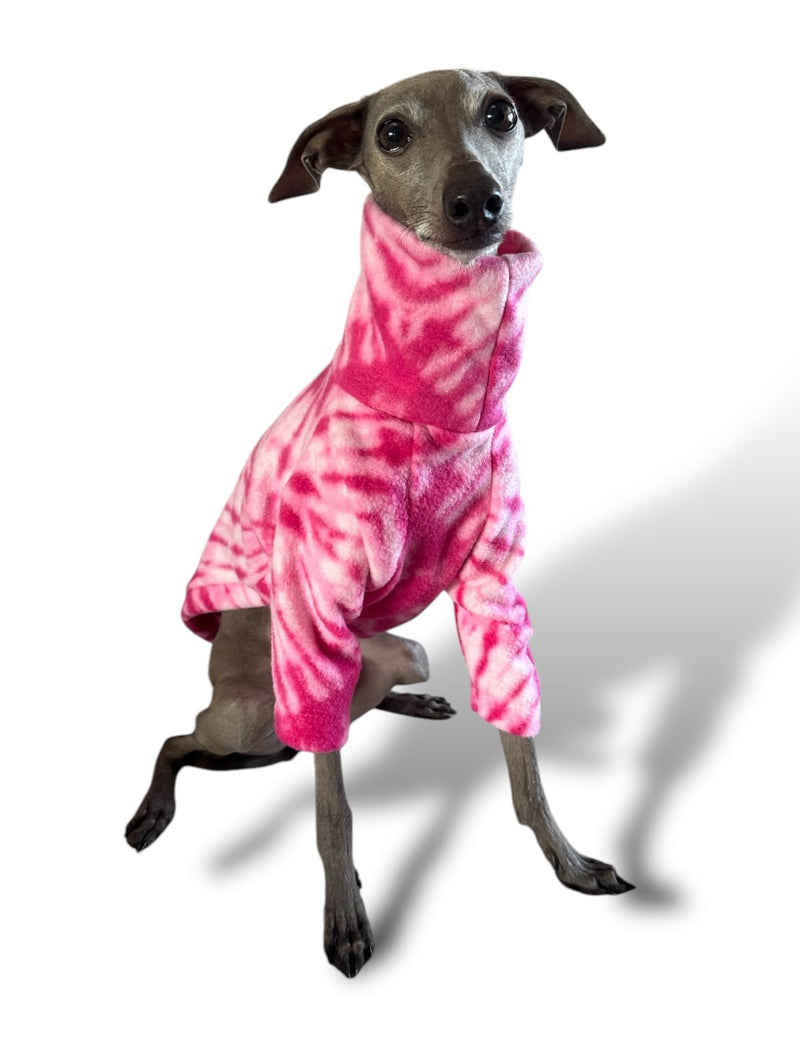 Load image into Gallery viewer, Fleece Jumper - Pink Tie Dye
