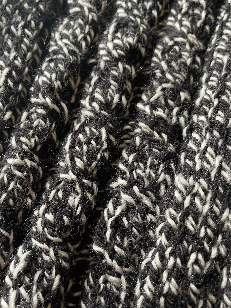 Load image into Gallery viewer, Knitted Coat - Button Up - Monochrome
