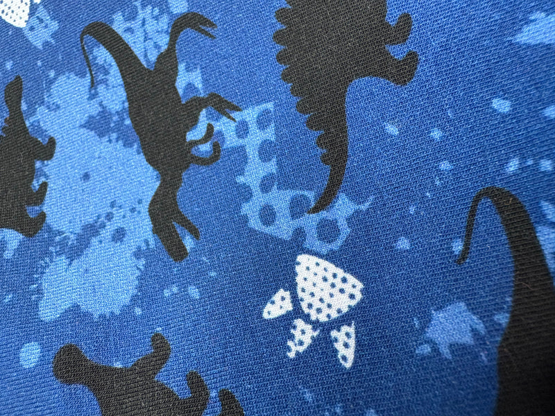 Load image into Gallery viewer, Jersey Vest - Blue Dinos
